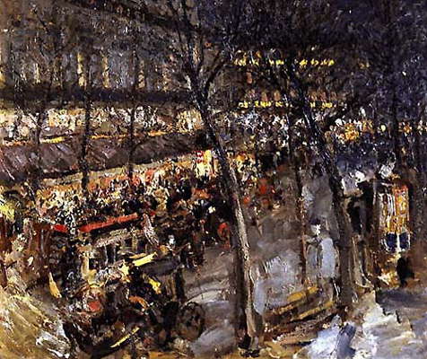К.А. Коровин. Париж. 1905. Третьяковская галерея.